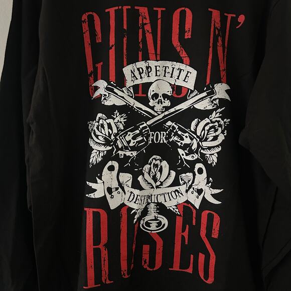 Guns N Roses Men's Unisex Appetite for Destruction Long Sleeve T-Shirt L Large - Picture 2 of 5